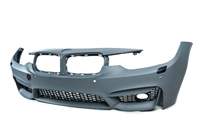 BMW 3 Series F30/F31 2012-2019 Przedni zderzak w stylu F80 M3 (pod halogeny) zdjęcia 2