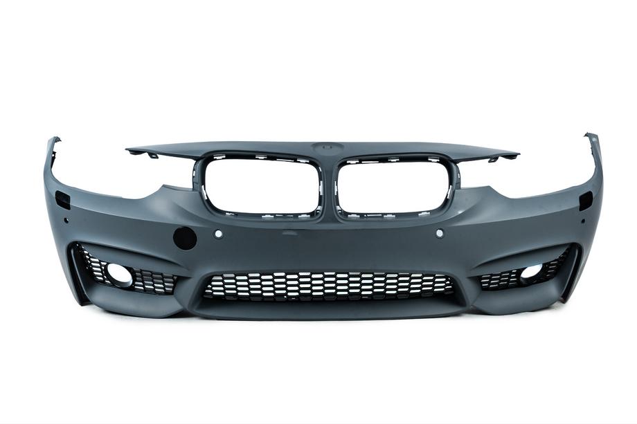 BMW 3 Series F30/F31 2012-2019 Przedni zderzak w stylu F80 M3 (pod halogeny) Image