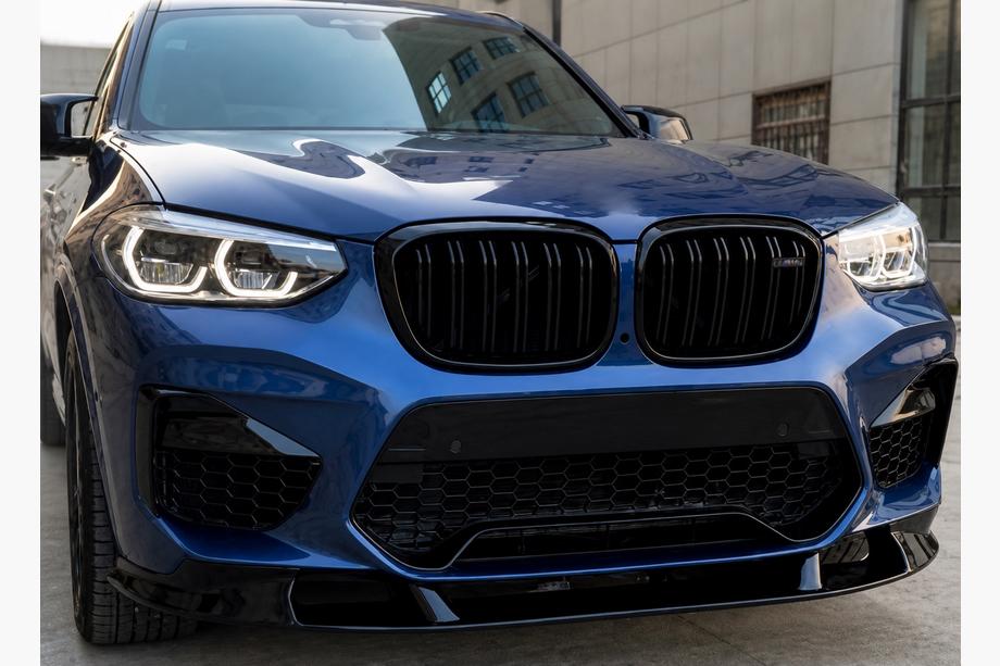 BMW X3 G01 2018- Przedni splitter 3D (do F97 2018-2022, czarny połysk) Image