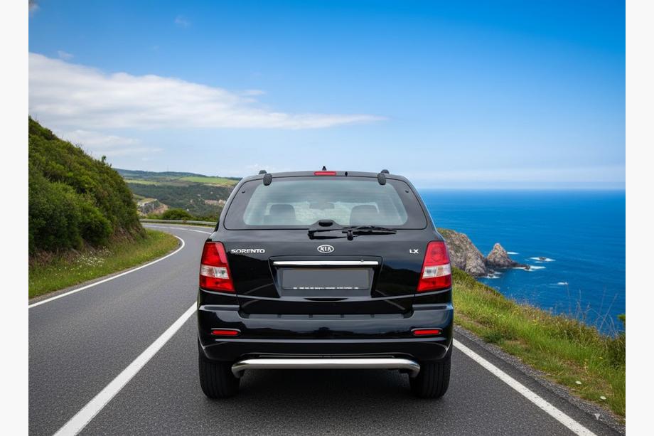 Kia Sorento I BL 2002-2009 Tylna Belka AK012 (Stal Nierdzewna) Image