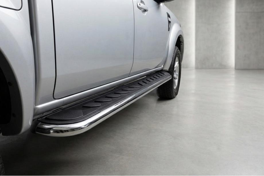 Mazda BT-50 2007-2012 Progi Boczné Maydos V1 (2 szt., stal nierdzewna) Image