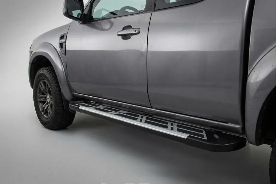 Mazda BT-50 2007-2012 Progi Boczné Sunrise (2 szt., Aluminium) Image
