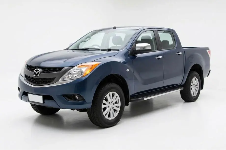 Mazda BT-50 2012- Progi Boczné Duru (2 szt., Aluminium) Image