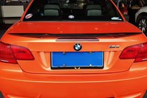 BMW 3 Series E92/E93 2006–2013 Spojler w stylu M4 (do E93, czarny połysk) zdjęcia 1