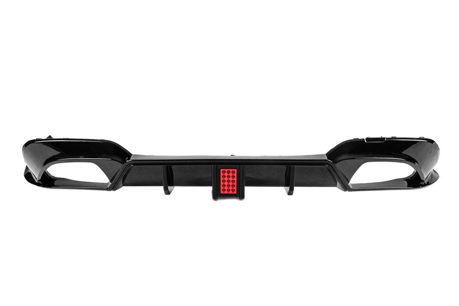 BMW 3 Series G20/G21 2018- Dyfuzor Tylnego Zderzaka CS-Style LED (do M-Sport 2018-2022, ABS) Image