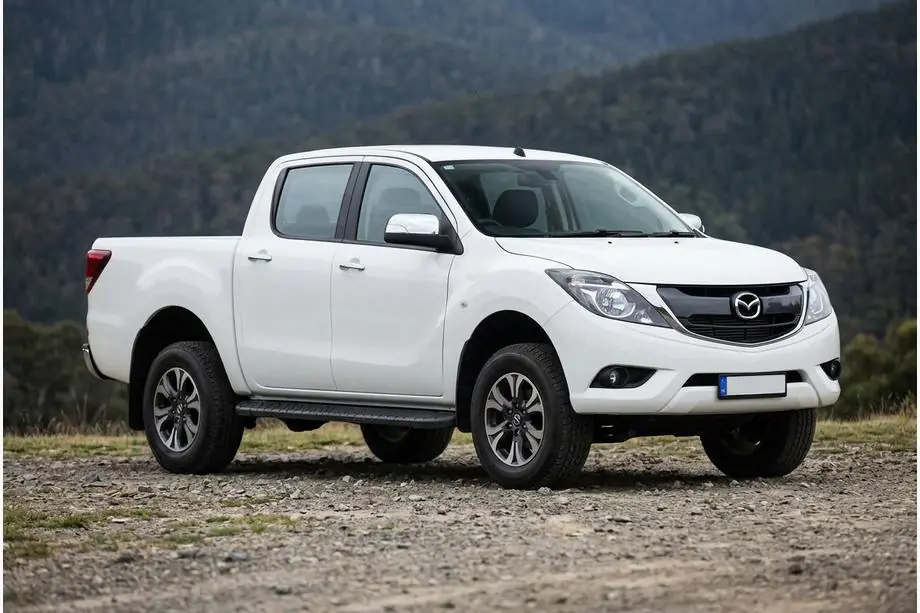 Mazda BT-50 2012- Progi Boczné Bosphorus Black (2 szt., Aluminium) Image
