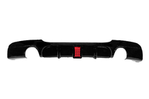 BMW 3 Series E90/E91 2005-2011 Dyfuzor tylnego zderzaka pod jednostronny podwójny wydech LED (do M-Sport, ABS) zdjęcia 1