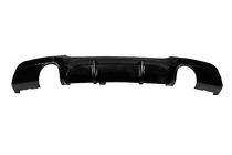 BMW 3 Series E90/E91 2005-2011 Dyfuzor tylnego zderzaka pod jednostronny podwójny wydech (do M-Sport, ABS) zdjęcia 5