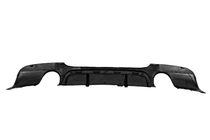 BMW 3 Series E90/E91 2005-2011 Dyfuzor tylnego zderzaka pod jednostronny podwójny wydech (do M-Sport, ABS) zdjęcia 6