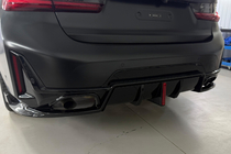 BMW 3 Series G20/G21 2018- Dyfuzor tylny B-Style LED do M-Sport 2023+, ABS zdjęcia 1