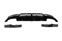 BMW 3 Series G20/G21 2018- Dyfuzor tylny B-Style LED do M-Sport 2023+, ABS zdjęcia 10