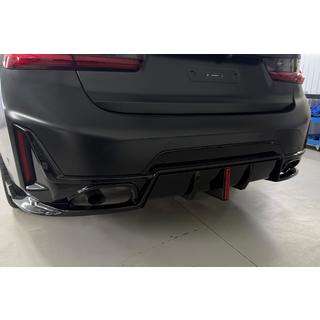 Dyfuzor tylny B-Style LED do M-Sport 2023+, ABS
