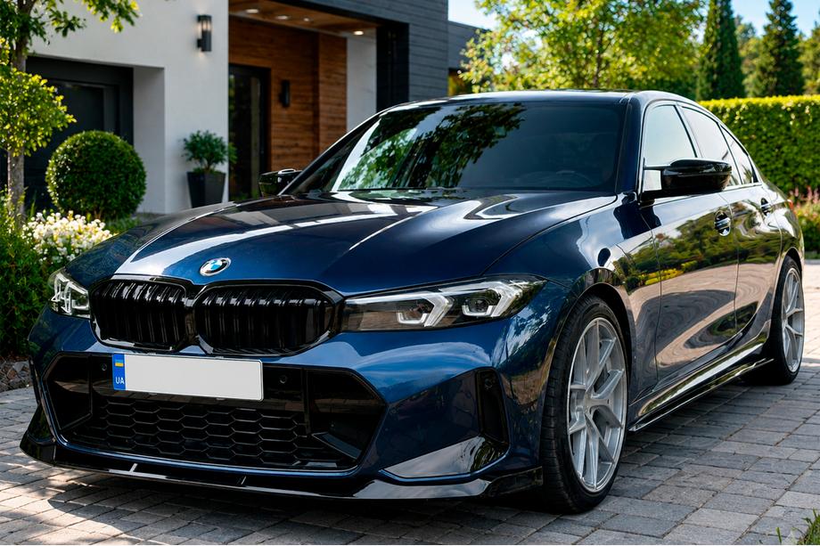 BMW 3 Series G20/G21 2018- Nakładka na przedni zderzak FD-Style do M-Sport 2023+, ABS Image
