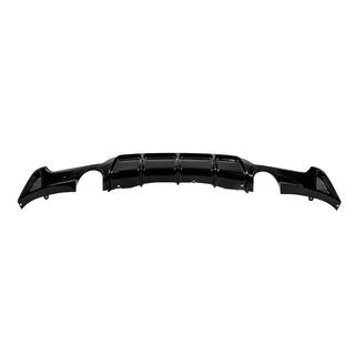 Dyfuzor tylnego zderzaka pod pojedynczy wydech po obu stronach V2 (do M-Sport, ABS) zdjęcia 4