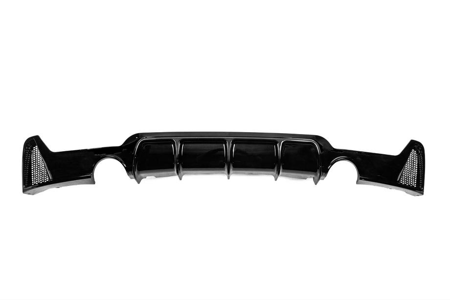 BMW 4 Series F32/F33/F36 2012-2020 Dyfuzor tylnego zderzaka pod pojedynczy wydech po obu stronach V2 (do M-Sport, ABS) Image