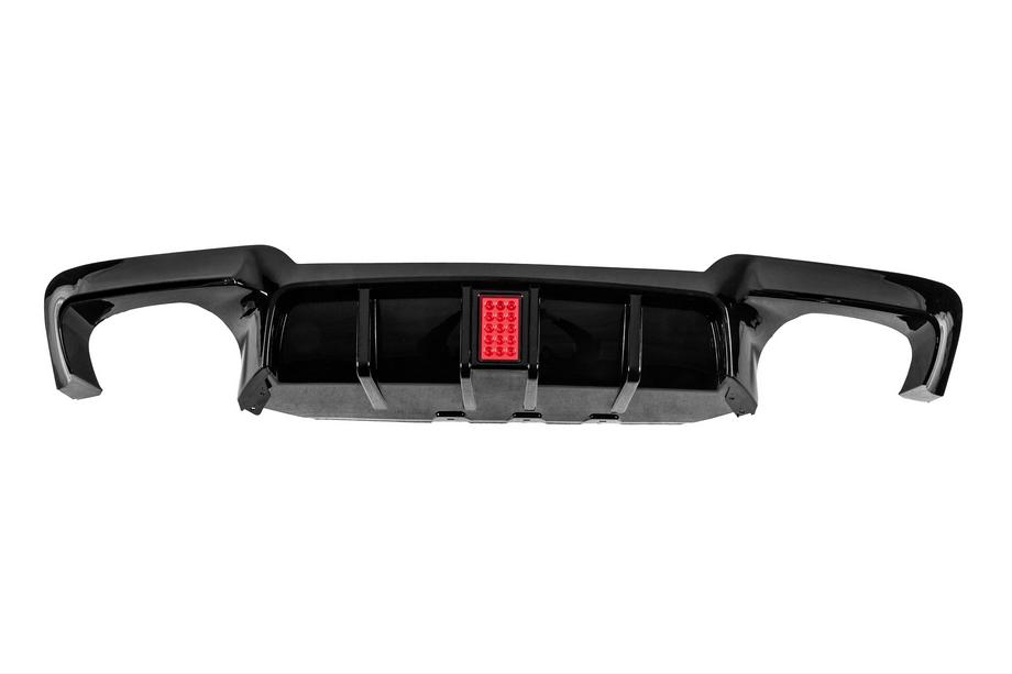 BMW 5 Series F10/F11 2010–2016 Dyfuzor tylny M5-Style LED (do M-Sport, ABS) Image