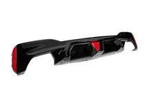 BMW Seria 5 G30/G31 2017–2023 Dyfuzor tylnego zderzaka CS-Style LED (do M-Sport/M5 F90, ABS) zdjęcia 3