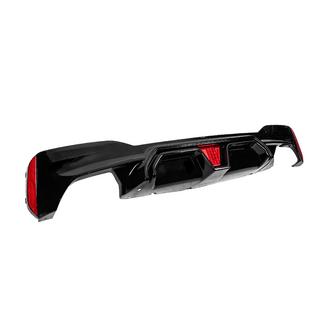 Dyfuzor tylnego zderzaka CS-Style LED (do M-Sport/M5 F90, ABS) zdjęcia 3