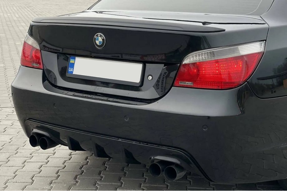 BMW 5 Series E60/E61 2003-2010 Dyfuzor tylnego zderzaka (do M-Sport, ABS) Image
