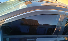 Skoda Octavia IV A8 2020- Deflektory szyb z chromowaną listwą Niken Luxury (SW, 4 szt.) zdjęcia 4