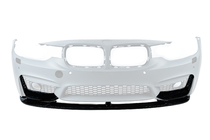 BMW 3 Series F30/F31 2012-2019 Przedni lip spojler BM (do M3-LOOK, czarny połysk) zdjęcia 2