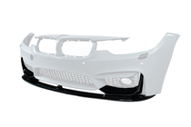 BMW 3 Series F30/F31 2012-2019 Przedni lip spojler BM (do M3-LOOK, czarny połysk) zdjęcia 1