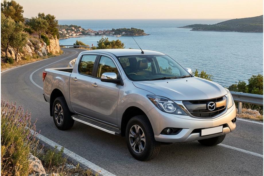 Mazda BT-50 2012- Progi Boczné Fullmond (2 szt, aluminium) Image