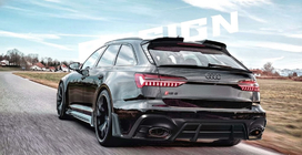 Audi A6 C8 2018–2025 Zestaw pakietu nadwozia AE-Design Carbon (do RS6) zdjęcia 2