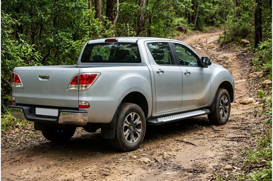 Mazda BT-50 2012- Progi boczne typ X5 (2 szt, aluminium) Image