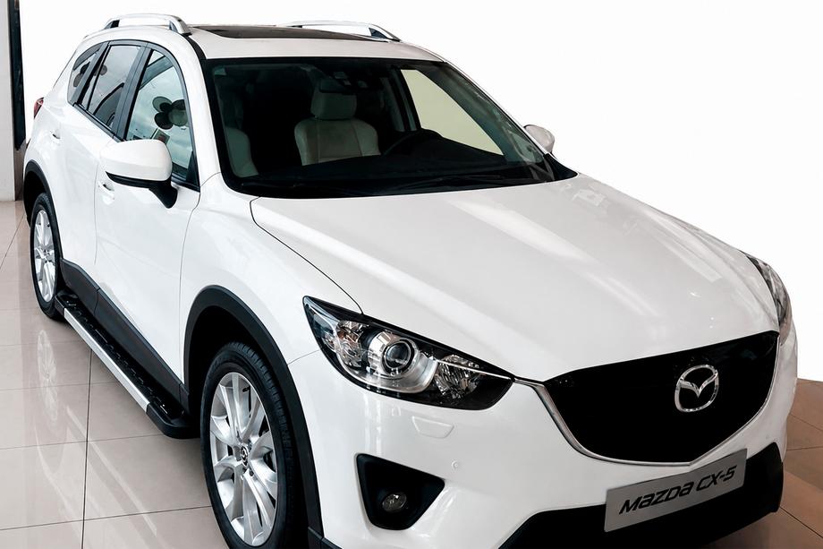 Mazda CX-5 2012-2017 Progi Boczné RedLine V1 (2 szt., Aluminium) Image
