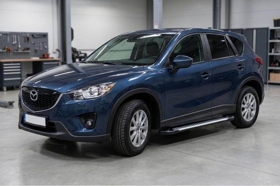 Mazda CX-5 2012-2017 Progi Boczne Line (2 szt., Aluminium) Image