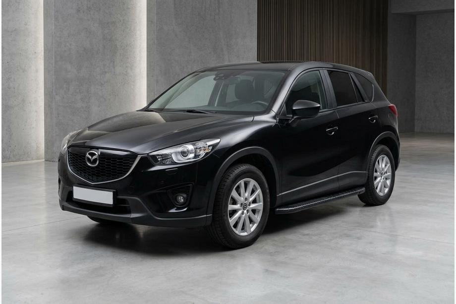 Mazda CX-5 2012-2017 Progi Boczné Bosphorus Black (2 szt., Aluminium) Image