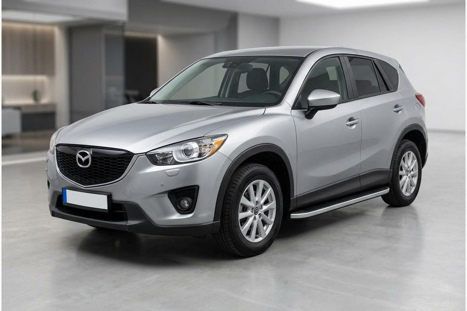 Mazda CX-5 2012-2017 Progi Boczne Tayga Grey (2 szt., Aluminium) Image
