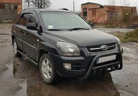 Kia Sportage 2004-2010 Pałąk Przedni WT003 Czarny (Stal Nierdzewna) zdjęcia 3