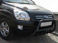 Kia Sportage 2004-2010 Pałąk Przedni WT003 Czarny (Stal Nierdzewna) zdjęcia 5