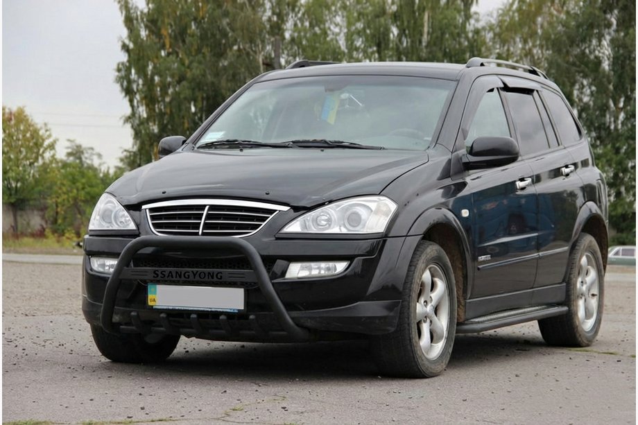 SsangYong Action 2005-2018 Pałąk Przedni WT004 Czarny (Stal Nierdzewna) Image