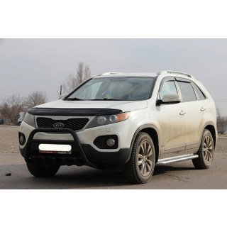 Pałąk Przedni WT003 Czarny (Stal Nierdzewna) Kia Sorento II XM 2009-2014 zdjęcia 2