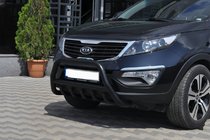 Kia Sportage 2010-2015 Pałąk Przedni WT003 Czarny (Stal Nierdzewna) zdjęcia 1