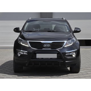 Pałąk Przedni WT003 Czarny (Stal Nierdzewna) Kia Sportage 2010-2015 zdjęcia 3