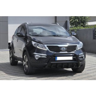 Pałąk Przedni WT003 Czarny (Stal Nierdzewna) Kia Sportage 2010-2015 zdjęcia 4