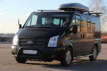 Ford Transit 2000–2014 Pałąk Przedni WT003 Czarny (2006-2014, Stal Nierdzewna) zdjęcia 4
