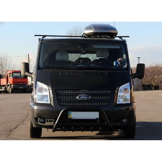 Pałąk Przedni WT003 Czarny (2006-2014, Stal Nierdzewna) Ford Transit 2000–2014 zdjęcia 3