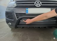 Volkswagen Touareg 2010-2018 Przedni Pałąk WT003 Czarny Stal Nierdzewna zdjęcia 5