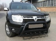 Renault Duster 2008–2017 Pałąk Przedni z Napisem WT004 Czarny (Stal Nierdzewna) zdjęcia 1