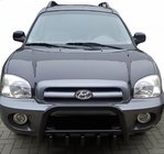 Hyundai Santa Fe 1 2000-2006 Pałąk Przedni WT003 Czarny (Stal Nierdzewna) zdjęcia 3