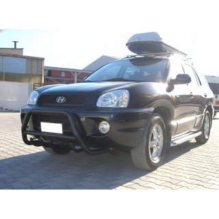 Pałąk Przedni WT003 Czarny (Stal Nierdzewna) Hyundai Santa Fe 1 2000-2006 zdjęcia 1
