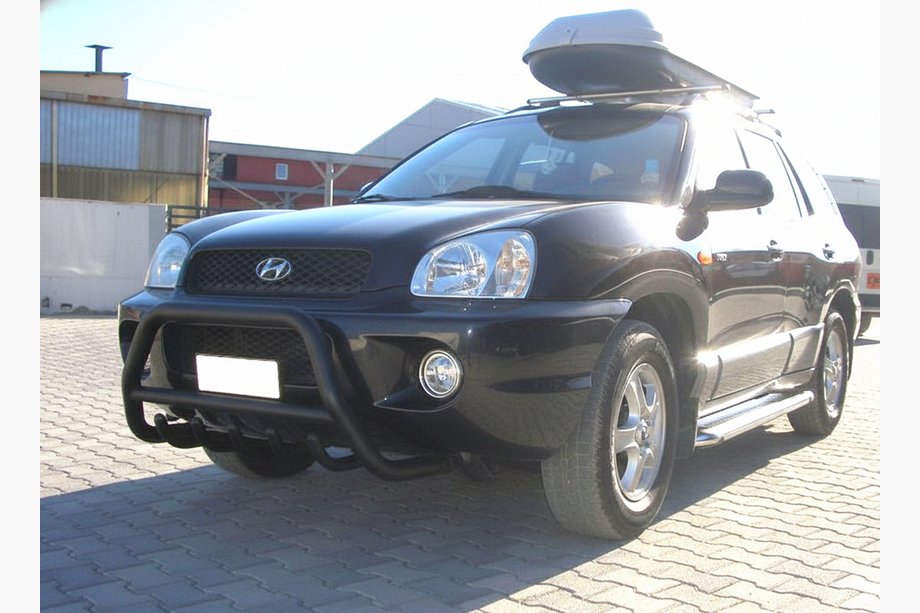Hyundai Santa Fe 1 2000-2006 Pałąk Przedni WT003 Czarny (Stal Nierdzewna) Image