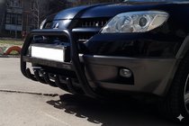 Mitsubishi Outlander 2001-2006 Pałąk Przedni WT004 Czarny (Stal Nierdzewna) zdjęcia 5
