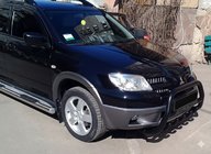 Mitsubishi Outlander 2001-2006 Pałąk Przedni WT004 Czarny (Stal Nierdzewna) zdjęcia 4
