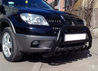 Mitsubishi Outlander 2001-2006 Pałąk Przedni WT004 Czarny (Stal Nierdzewna) zdjęcia 3